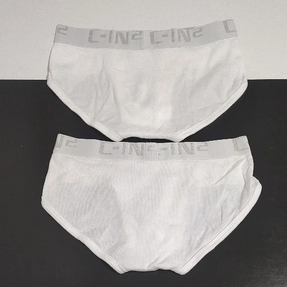 C-IN2 Core Men's White Briefs 2 Pairs Sz L - Picture 2 of 7
